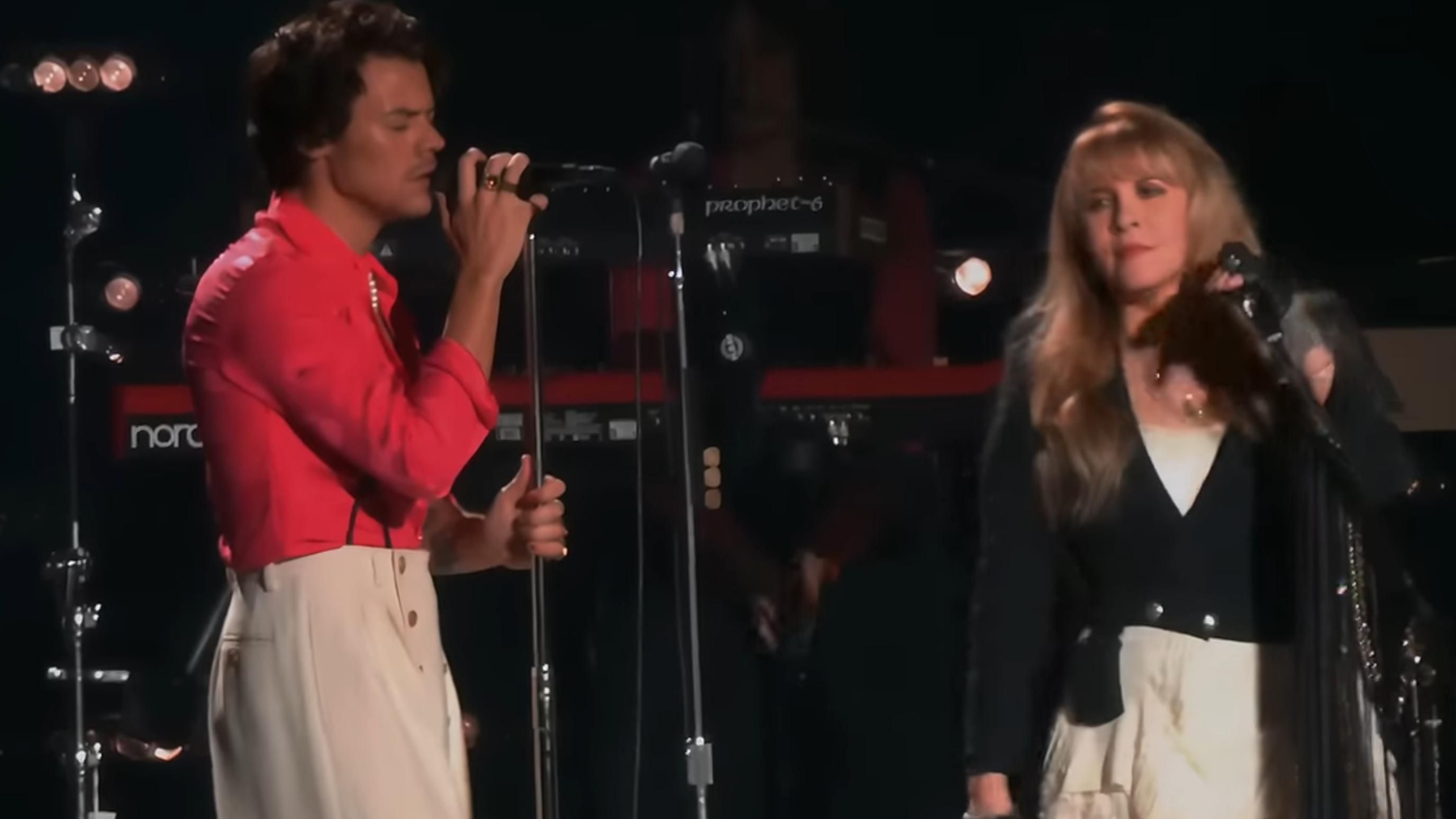 Harry Styles and Stevie Nicks | Image Source: VENOM Presents via YouTube