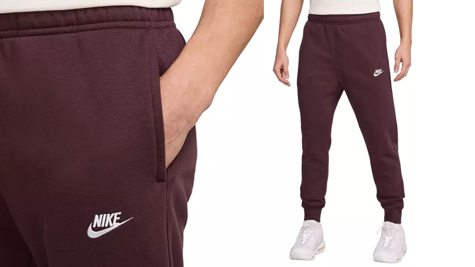 Nike Men&#039;s Sportswear Club Fleece Joggers (Image via DICK&#039;S)