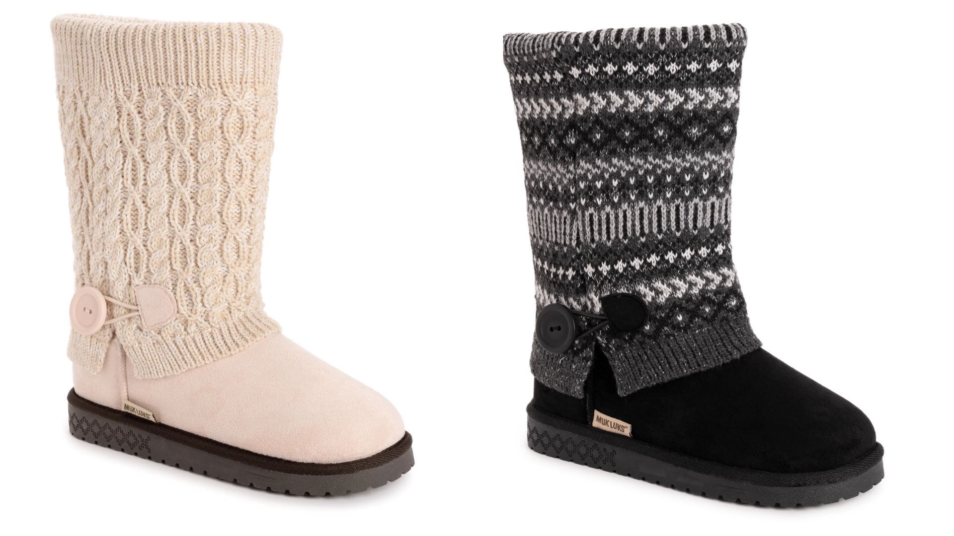 MUK LUKS Janie Cozy Sweater Boot (Image via Walmart)