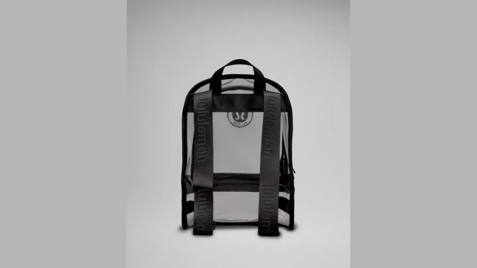 Clear Backpack Mini 10L Logo (Image via Lululemon)