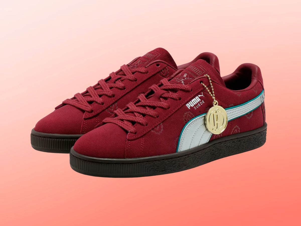 PUMA x ONE PIECE Suede Red-Haired Shanks (Image via PUMA)