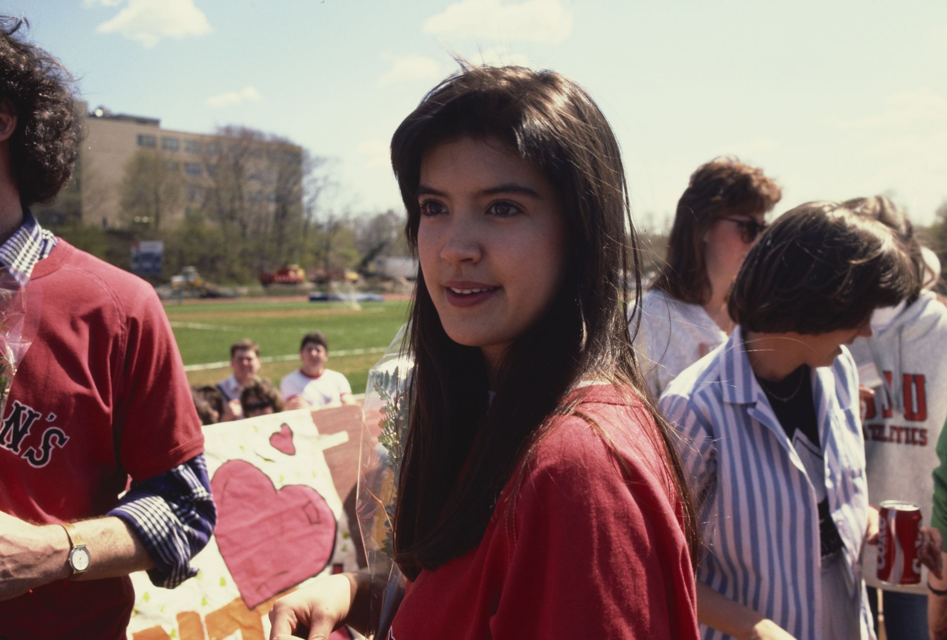 Phoebe Cates Visits St. John&#039;s University - Source: Getty