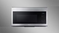 Samsung 1.7 cu. Ft. Capacity Smart Over-the-Range Microwave with Convection and Slim Fry (Image via Costco)