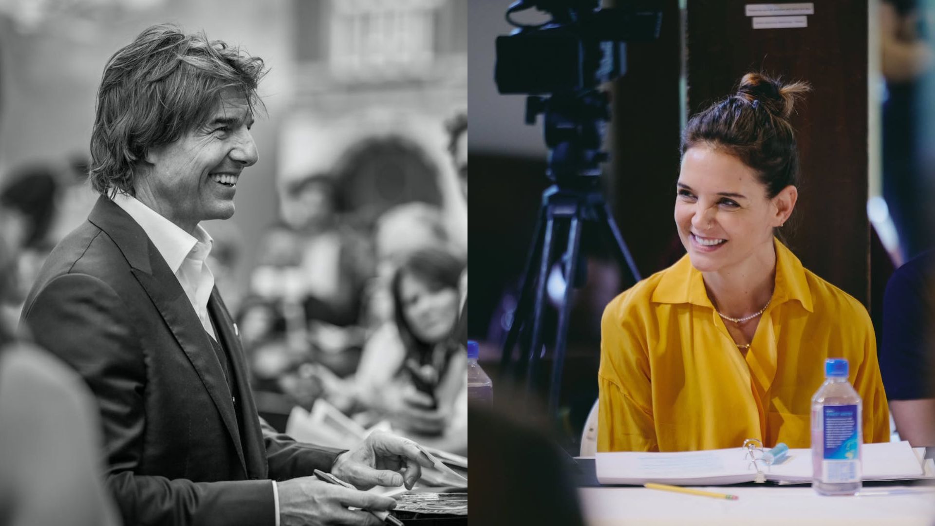 Image of Tom Cruise and Katie Holmes (Image via Instagram/@tomcruise and @katieholmes)