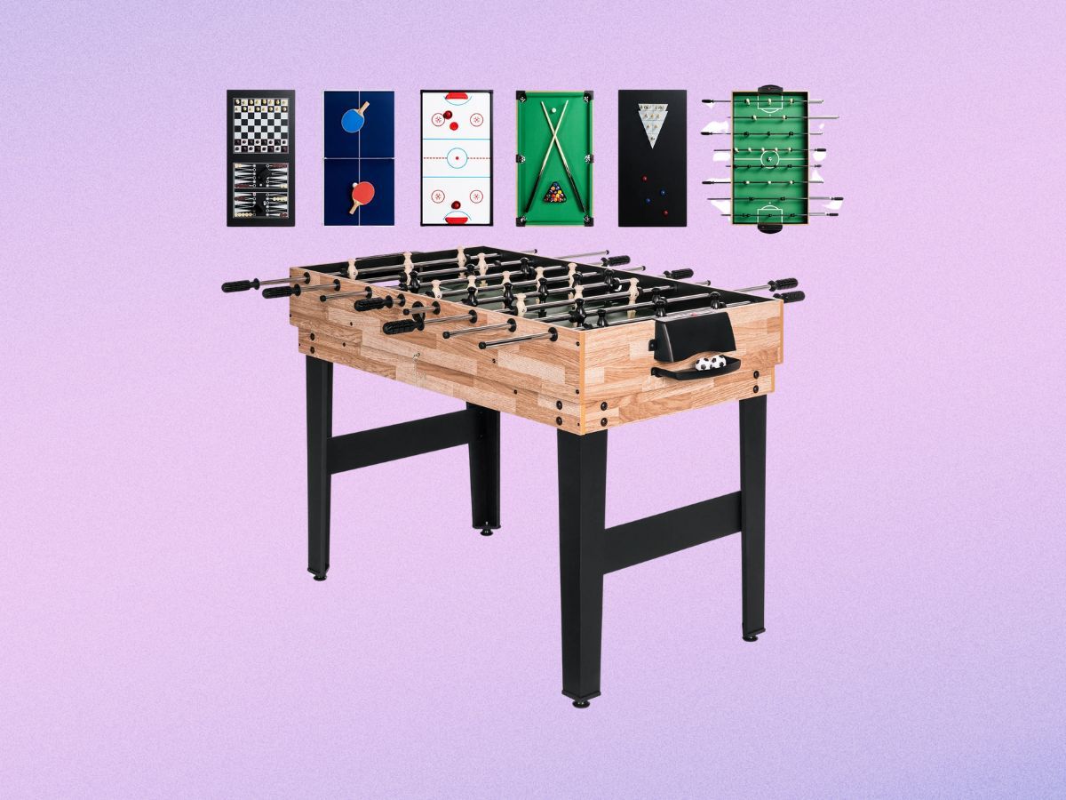 Best Choice Products 2x4ft 10-in-1 Combo Game Table Set (Image via Walmart)