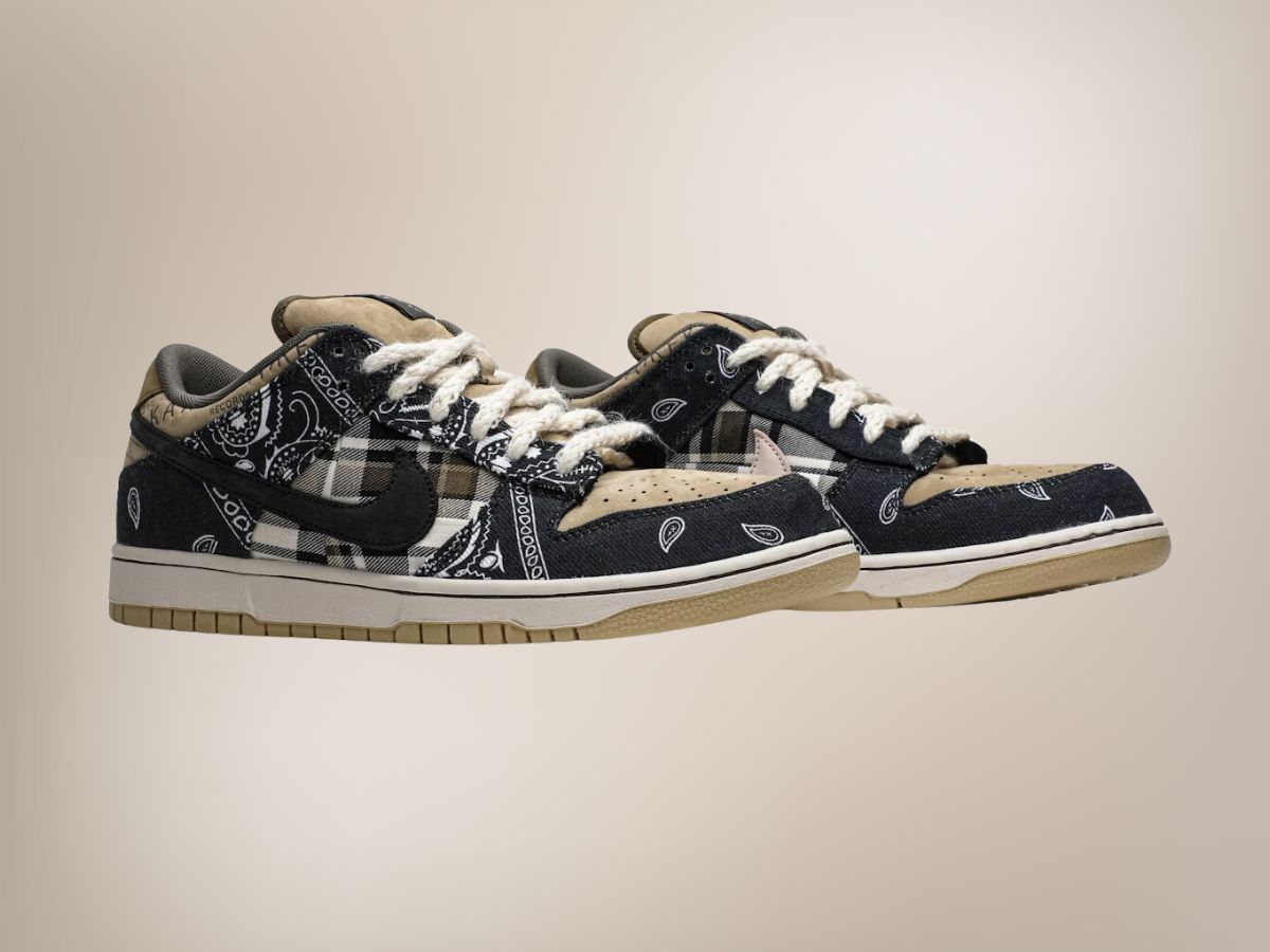 Travis Scott x Nike SB Dunk Low Premium QS &lsquo;Cactus Jack&rsquo; (Image via Novelship)