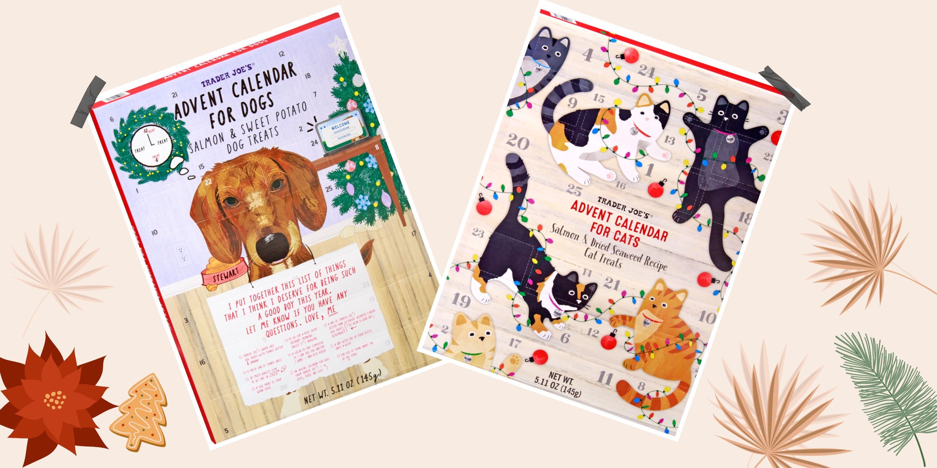 Your pets don&#039;t have to miss the festive fun. (Image via Trader Joe&#039;s)