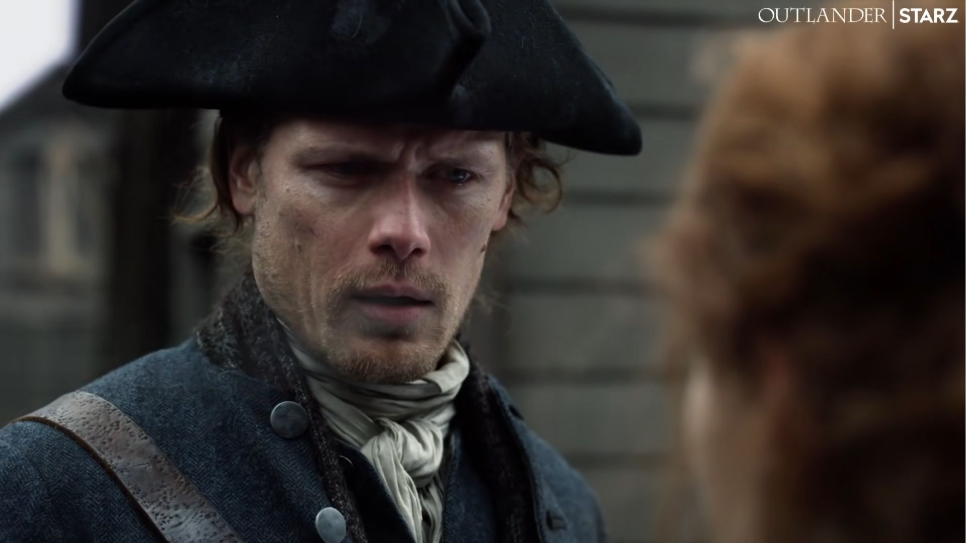 How is General Simon Fraser related to Jamie in Outlander? (Image via Starz)