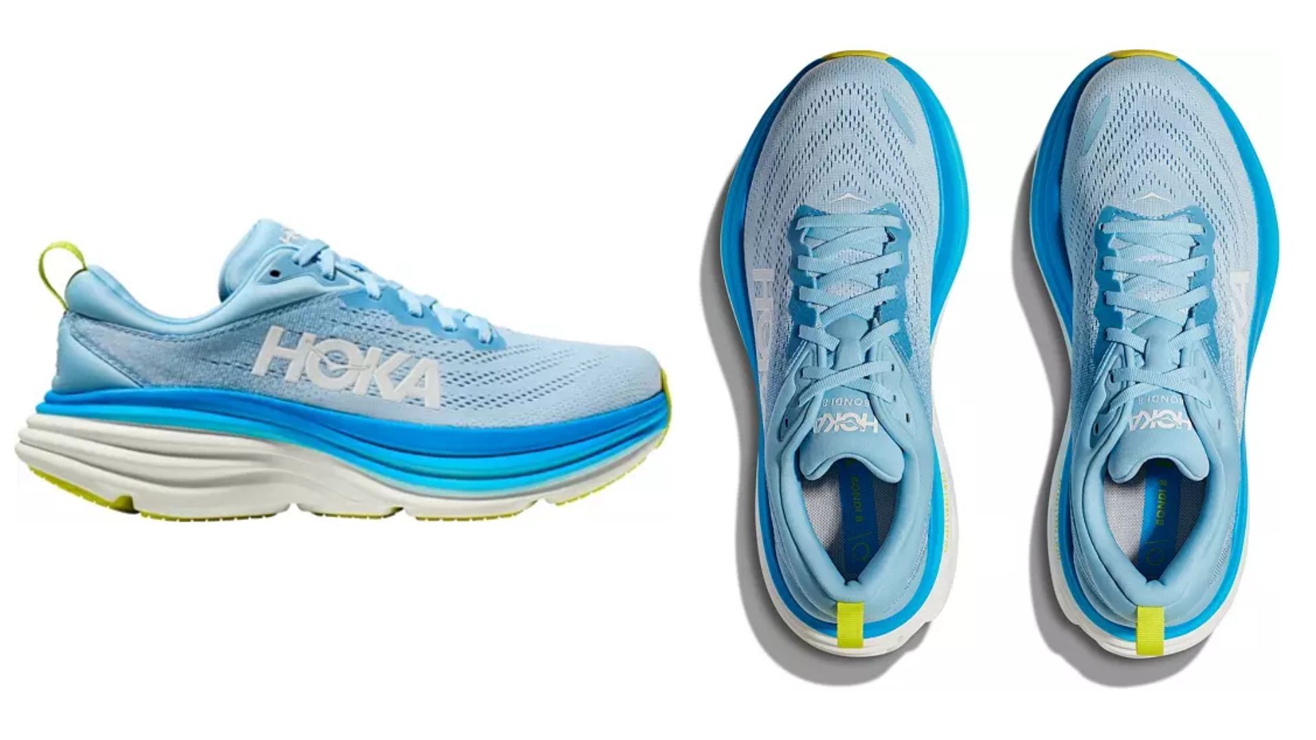 HOKA Men&#039;s Bondi 8 Running Shoes (Image via DICK&#039;S)