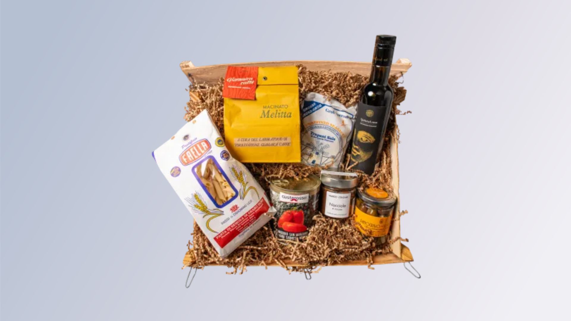 Gustiamo Party in Cucina Gift Basket (Image via Gustiamo)