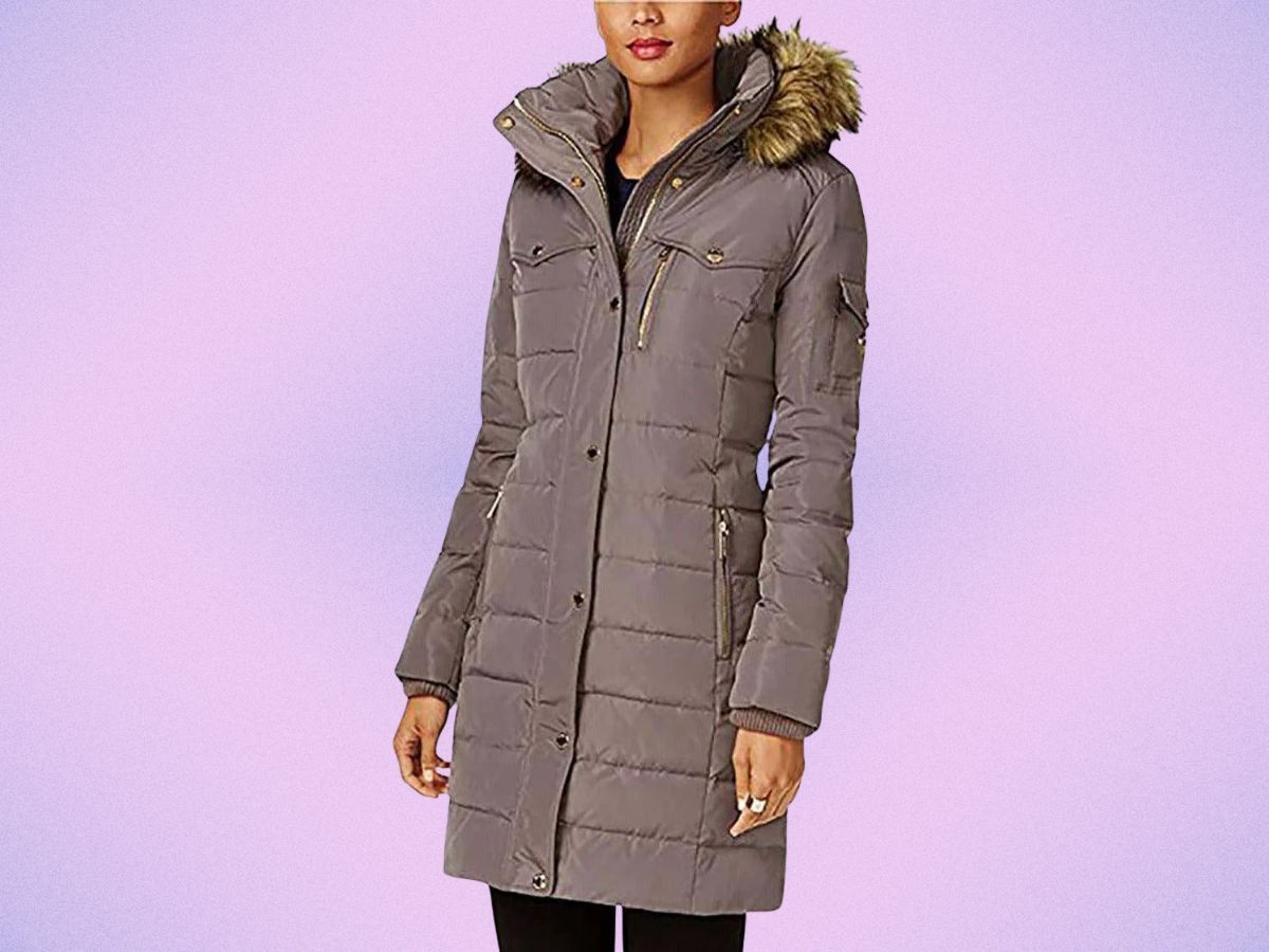 MICHAEL Michael Kors Women&#039;s Down Winter Coat (Image via Walmart)