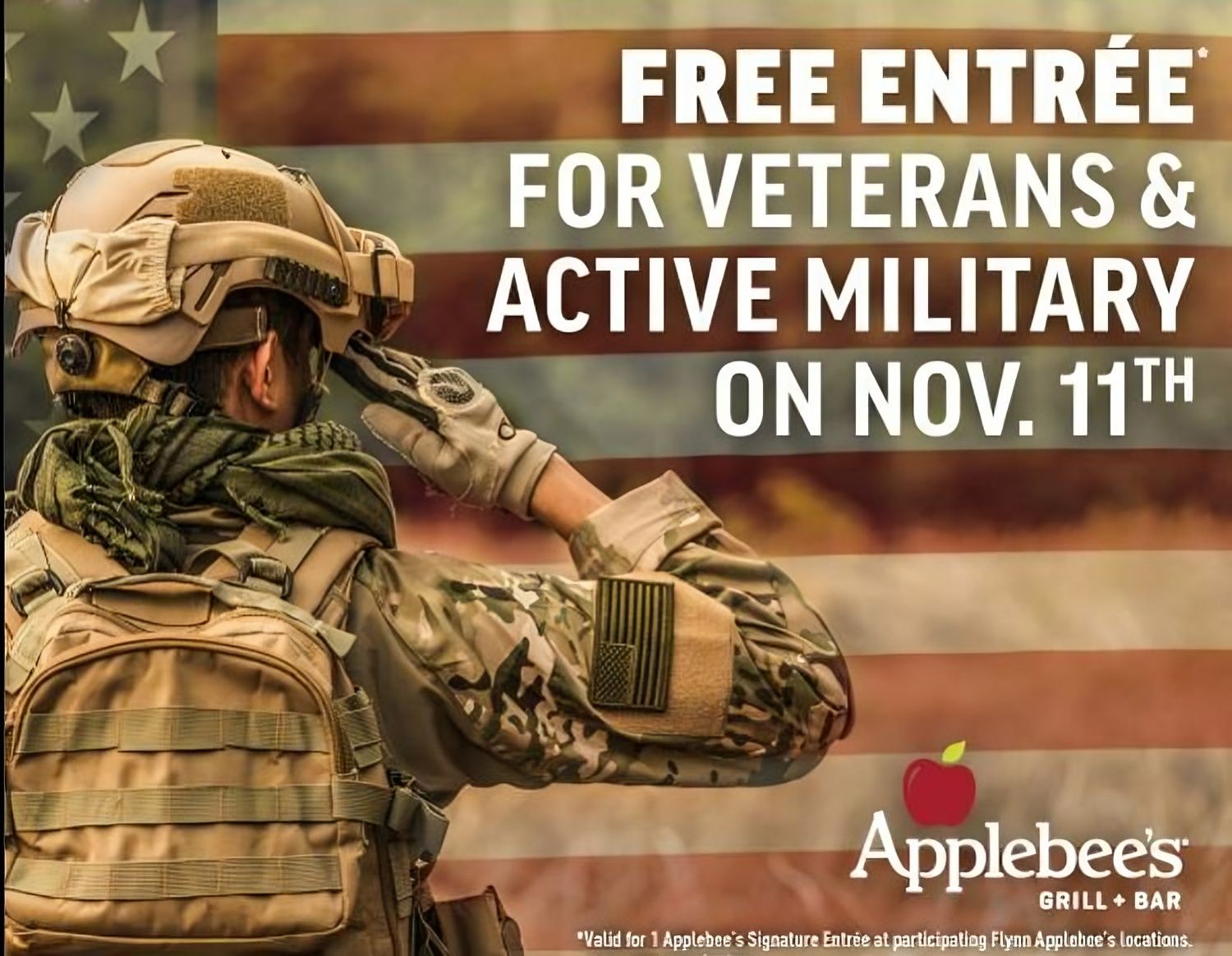 A list of 5 best Veterans Day 2024 food deals and discounts explored