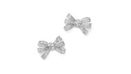 Diamond Pavé Bow Stud Earrings (Image via Bloomingdale's)