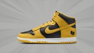 Wu-Tang Clan x Nike Dunk High 'Black and Pollen' (Image via Nike)