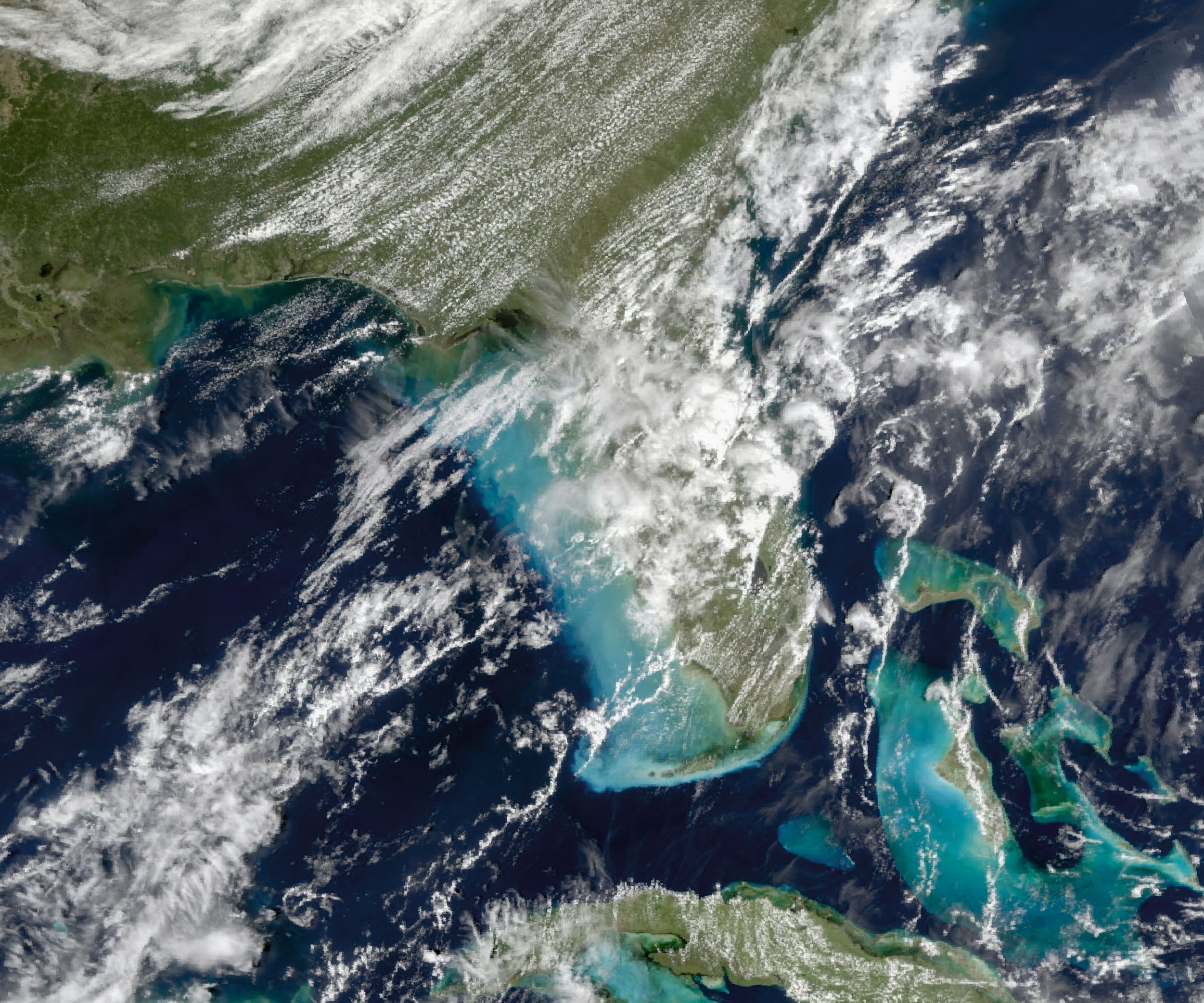 Satellite image of hurricane Helene (Image via earthobservatory.nasa.gov ) 