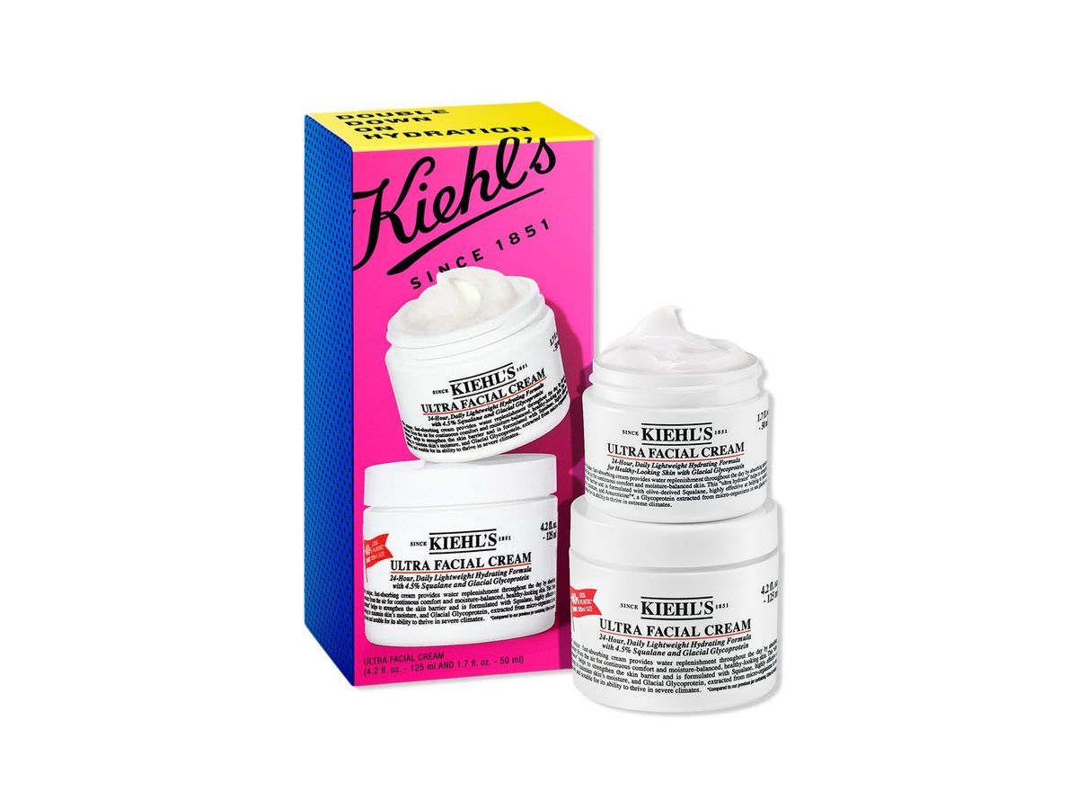 Kiehl&#039;s Double Down On Hydration Ultra Facial Cream Duo (image via Ulta)