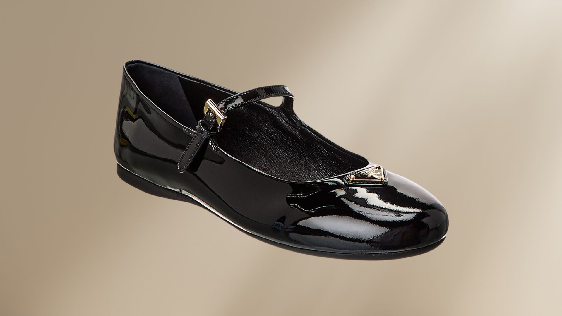 Prada Patent Ballerina flats (Image via Gilt)