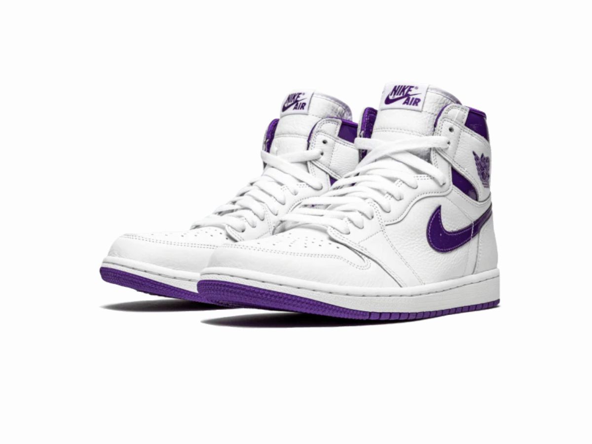 Air Jordan 1 Retro High OG &lsquo;Metallic Purple&rsquo; (Image via GOAT)