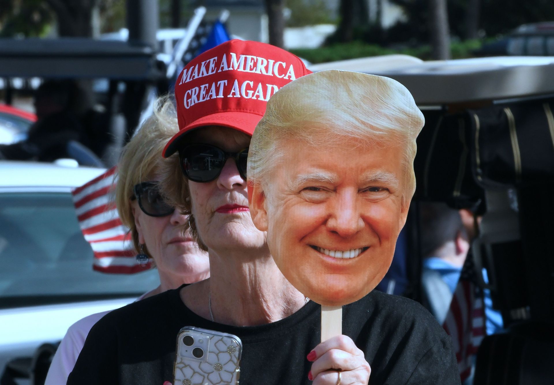 Trump supporters celebrate election victory in The Villages, Florida - Source: Getty