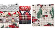 North Pole Trading Co. Holiday Velvet Plush Throw (Image via JCPenney's)
