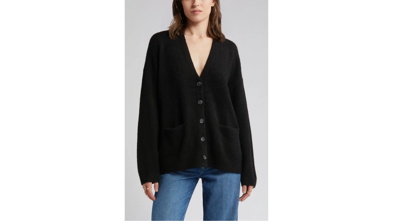 Treasure &amp; Bond Clean Oversize Cardigan from Nordstrom