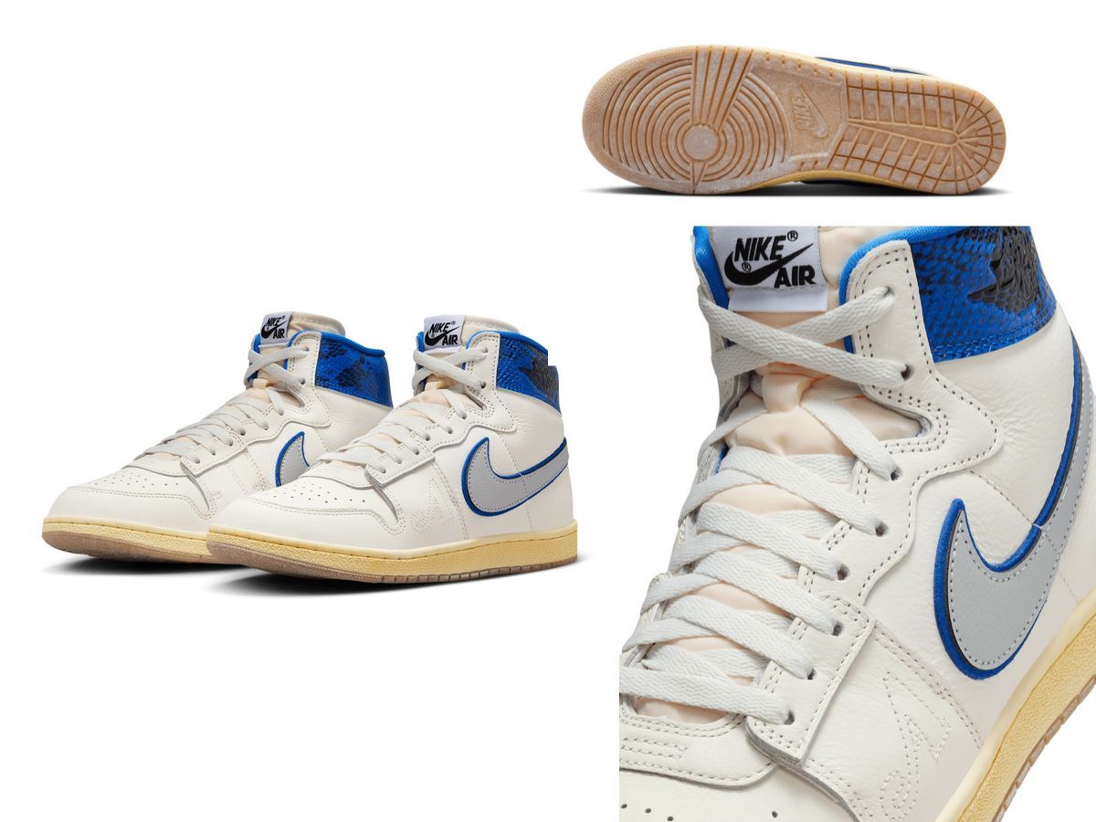 Awake NY x Nike Jordan Air Ship &quot;Game Royal&quot; sneakers (image via Nike)