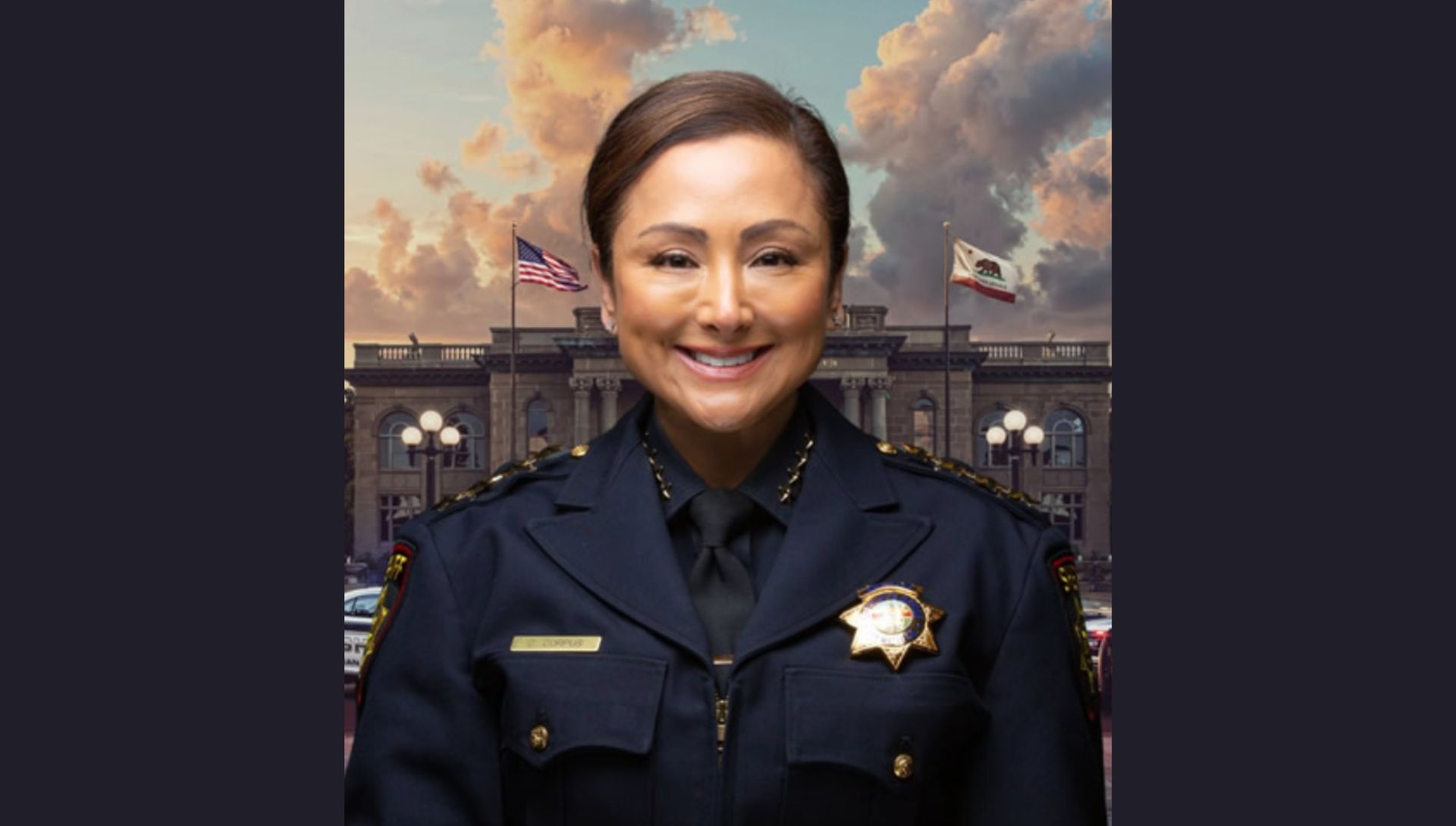 Sheriff Christina Corpus (Image via San Mateo County Sheriff