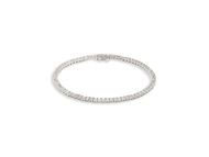 14K White Gold & 3 TCW Diamond Tennis Bracelet (image via Saks Fifth Avenue)