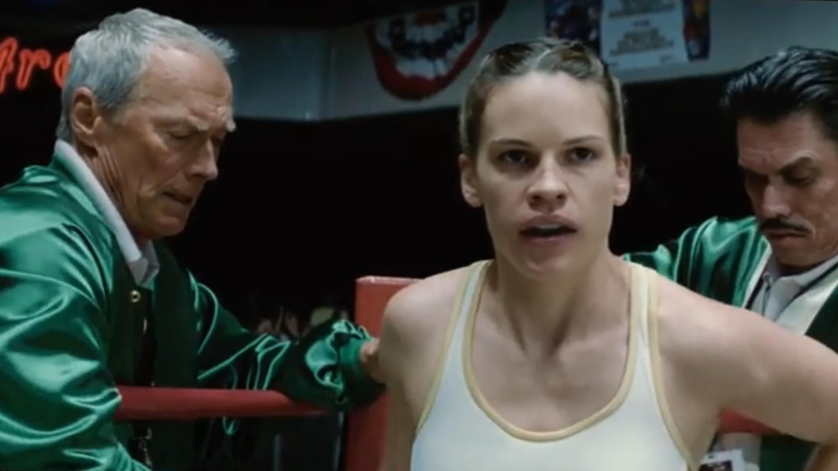 Hilary Swank in Million Dollar Baby | Image Source: Warner Bros. Pictures