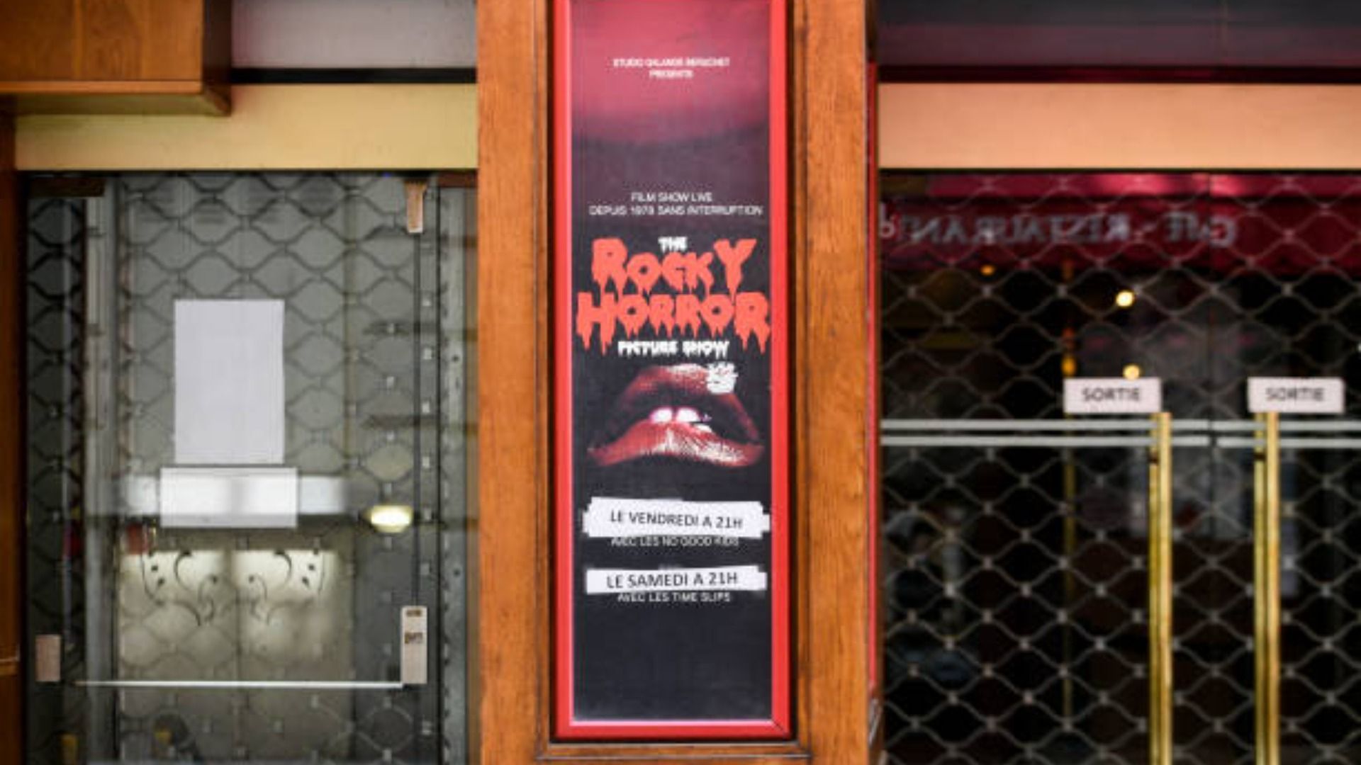 The Galande cinema plays the Rocky horror picture show in Paris / Image Source: Getty