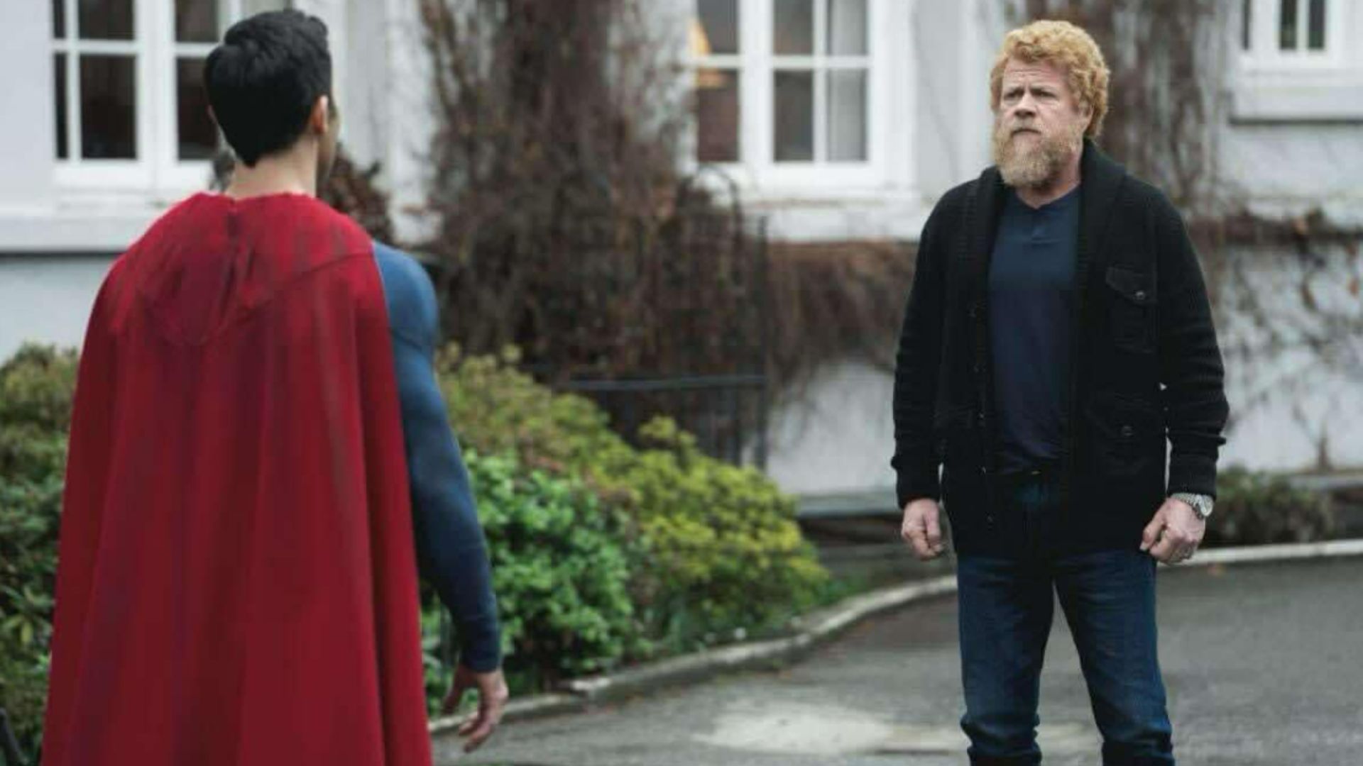 Michael Cudlitz and Tyler Hoechlin in Superman &amp; Lois (Image via The CW)