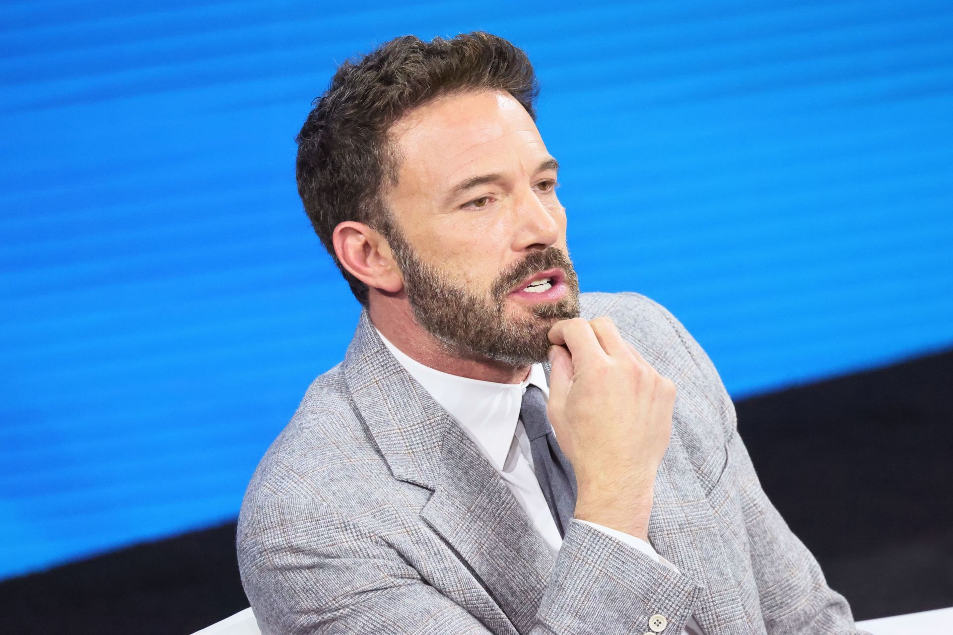 Ben Affleck at New York Times DealBook Summit Held In New York City - Source: Getty