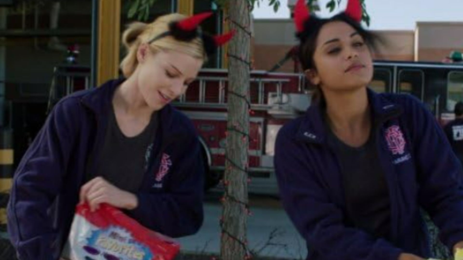 Lauren German and Monica Raymund in Chicago Fire (Image via NBC)