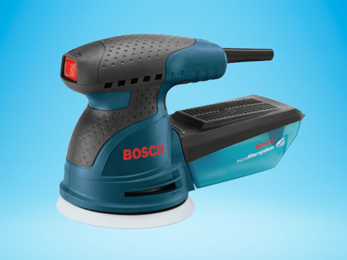 Bosch 2.5-Amp Variable Random Orbital Corded Sander (Image via Lowe&#039;s)