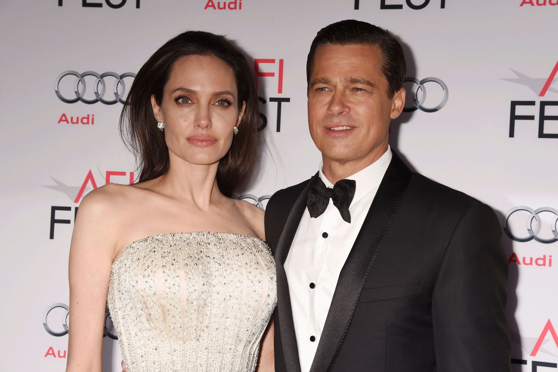 Angelina Jolie and Brad Pitt (Photo by Jeffrey Mayer/WireImage)