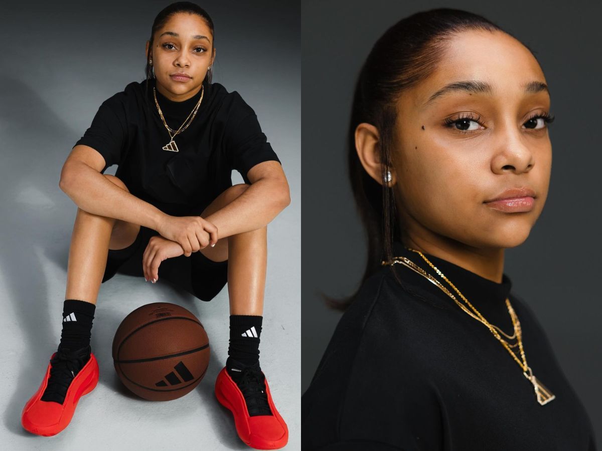 &quot;This is the right one!&quot;: Fans react excitedly as Kaleena Smith becomes the first woman high-school player to sign NIL deal with Adidas (Image via Instagram/ adidasbasketball)