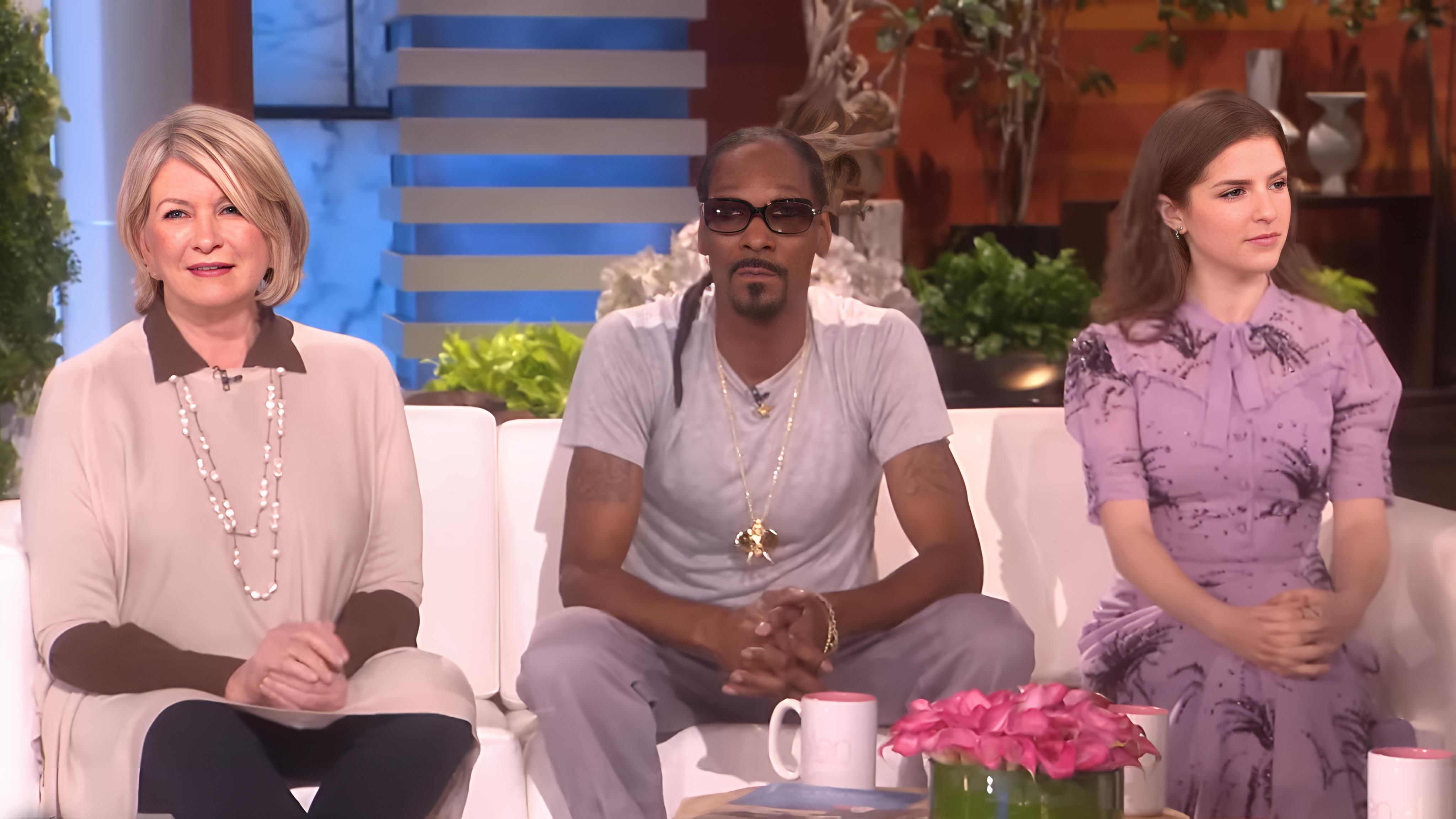 Snoop Dogg and Martha Stewart | Image Source: TheEllenShow via YouTube