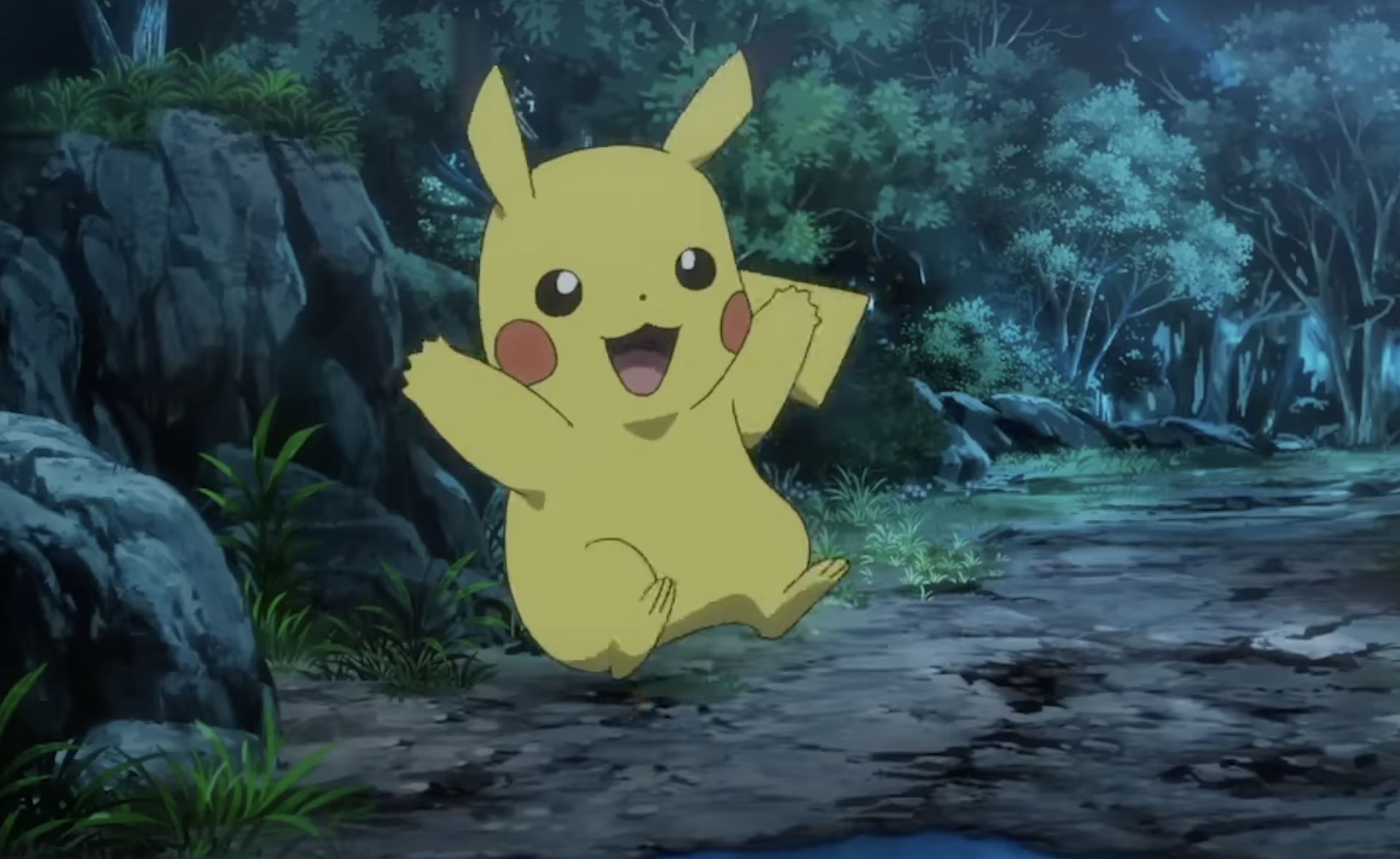 Pikachu in Pok&eacute;mon (Image via YouTube/@Pok&eacute;mon Asia)