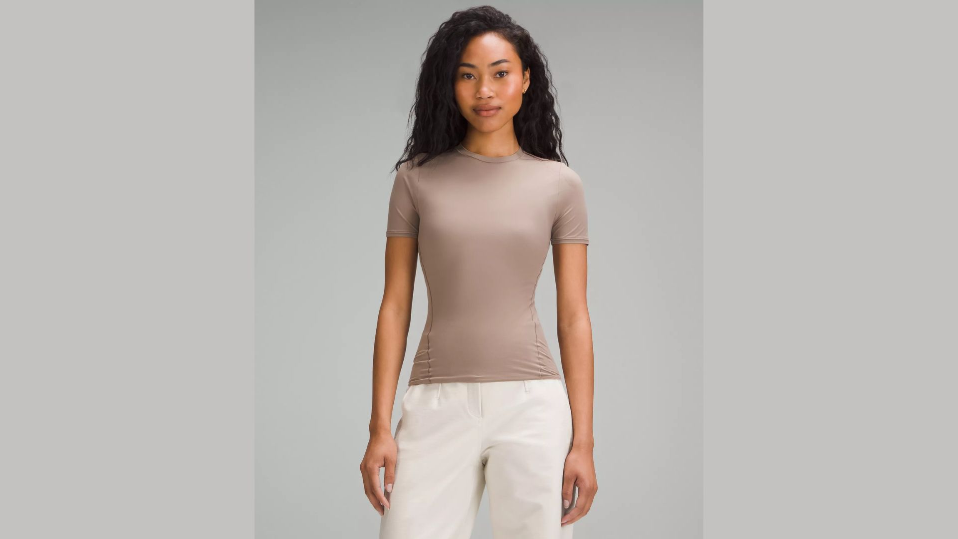 Wundermost Ultra-Soft Nulu Hip-Length Crewneck Shirt (Image via Lululemon)