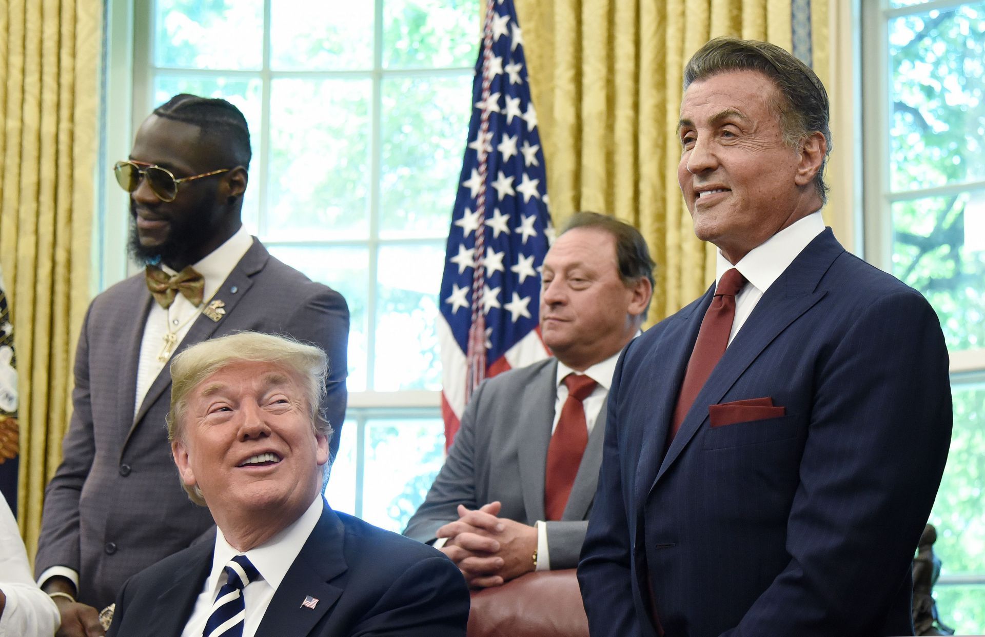 President Trump Grants Posthumous Pardon To Former Heavyweight Champion Jack Johnson - Source: Photo by Olivier Douliery-Pool/Getty Images