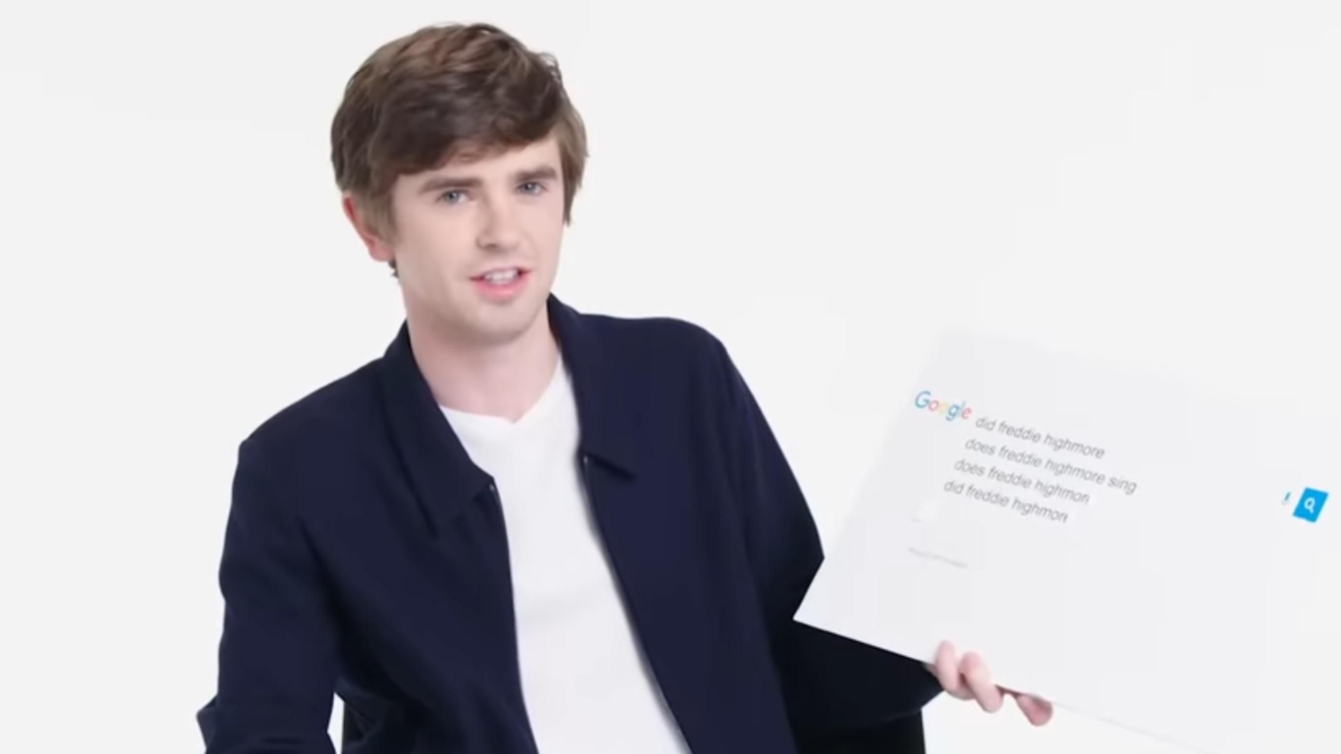 Freddie Highmore | Image Source: WIRED via YouTube