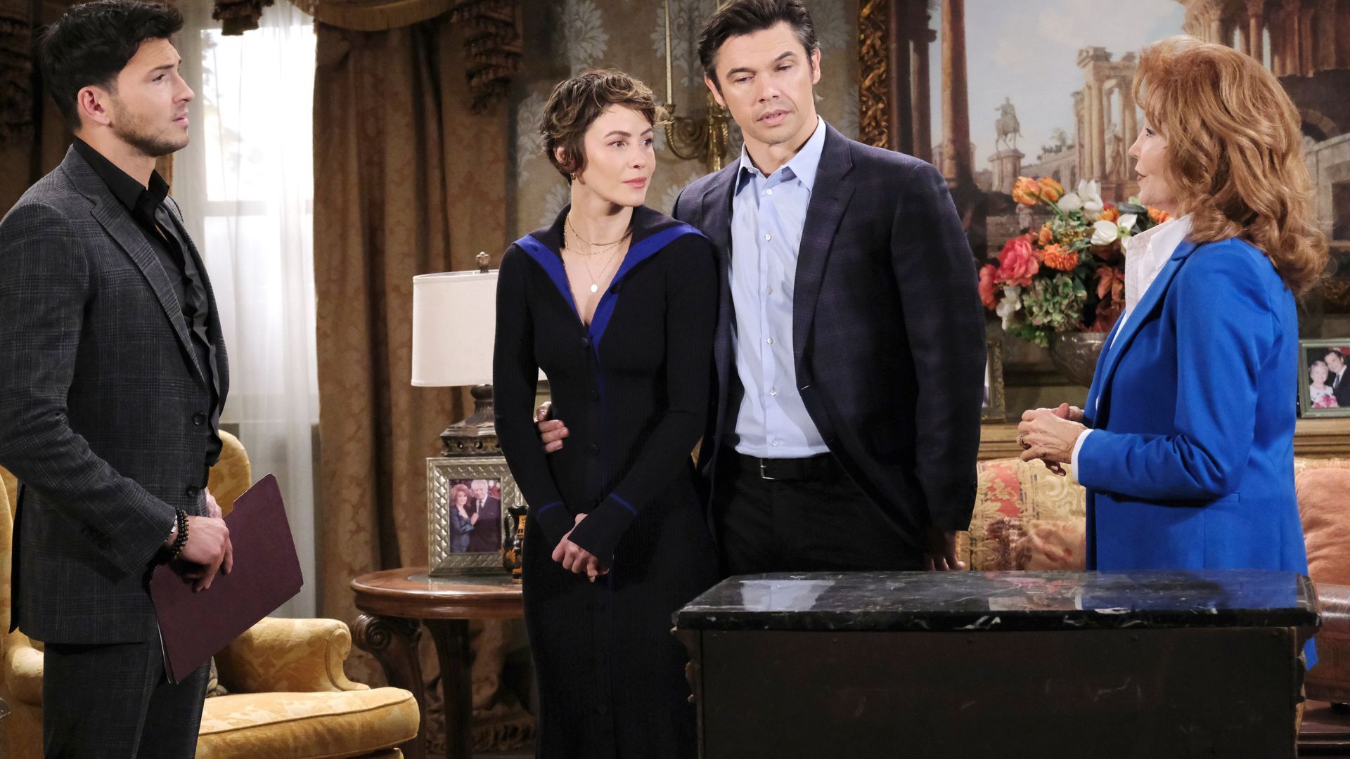 Days of our Lives Alex, Sarah, Xander, and Maggie | Image Source: JPI Studios