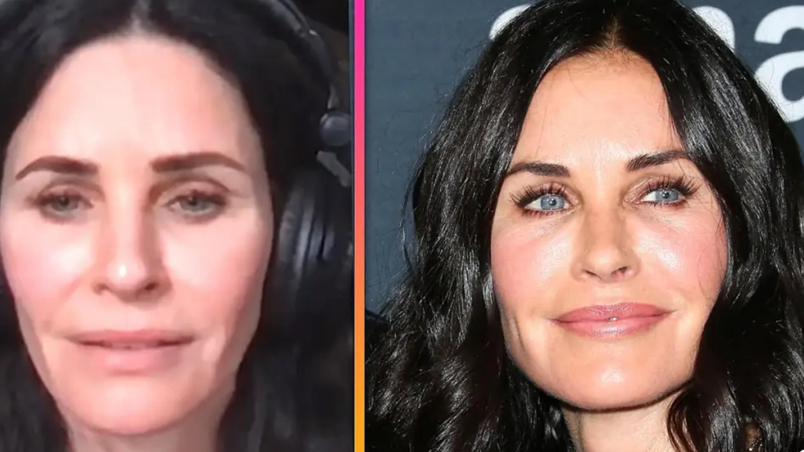 Courteney Cox | Image Source: Entertainment Tonight via YouTube