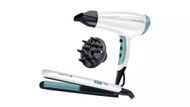 Remington Shine Therapy Hair Straightener & Dryer Gift Set (Image via Argos)