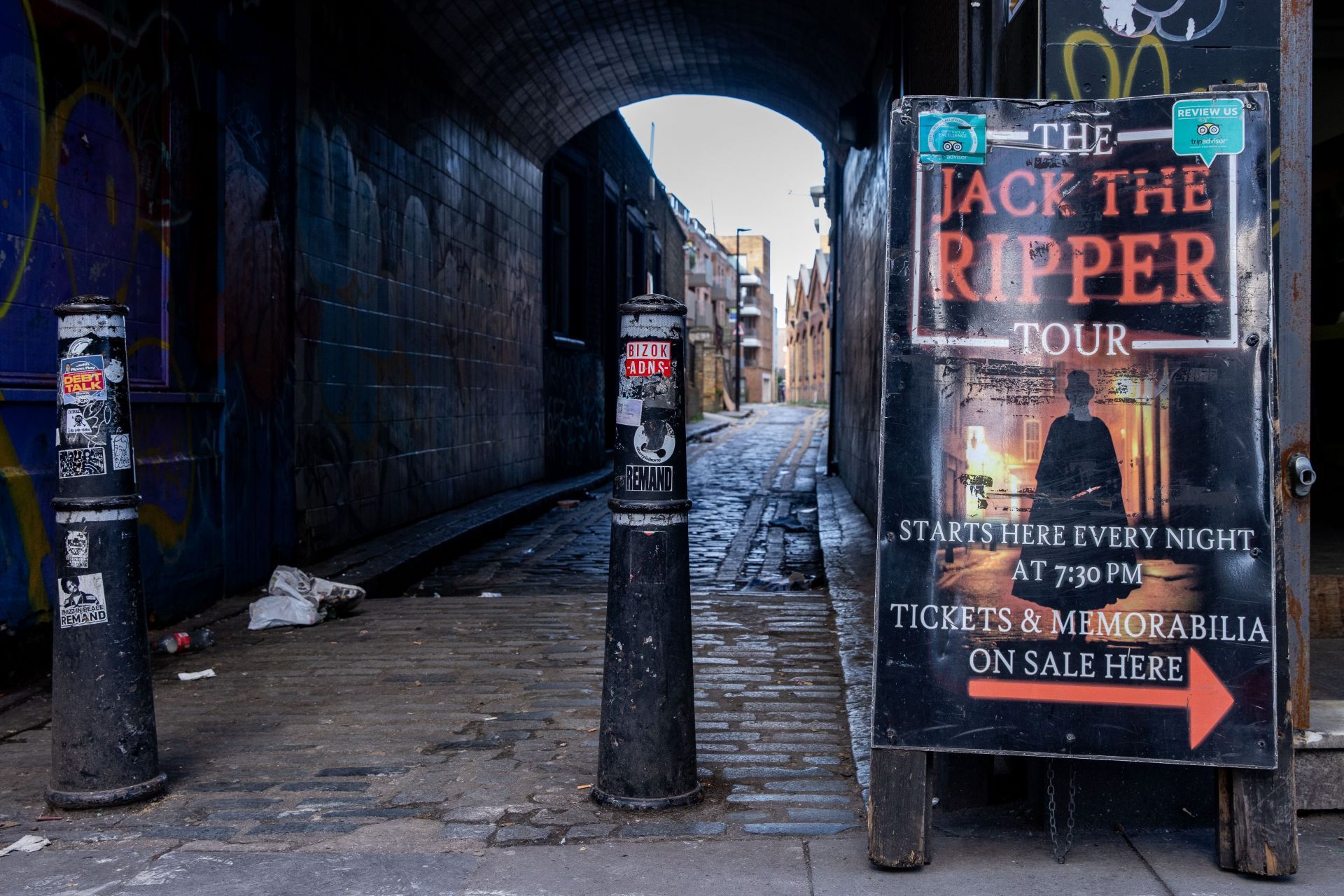 Jack The Ripper Tour Poster London - Source: Getty