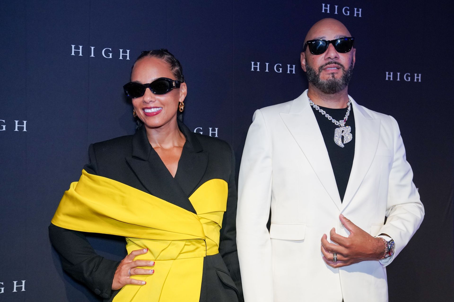 Swizz Beatz and Alicia Keys - Source: Getty