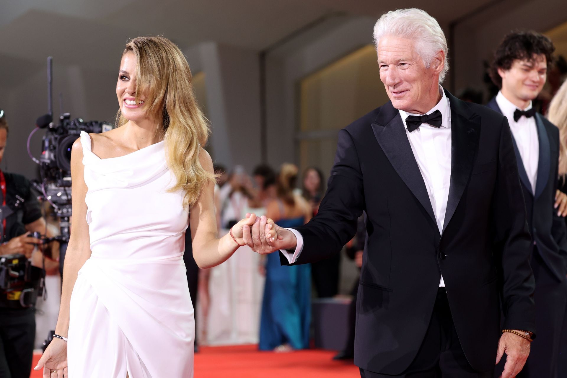 Filming Italy Venice Award Red Carpet - The 81st Venice International Film Festival - Source: Getty