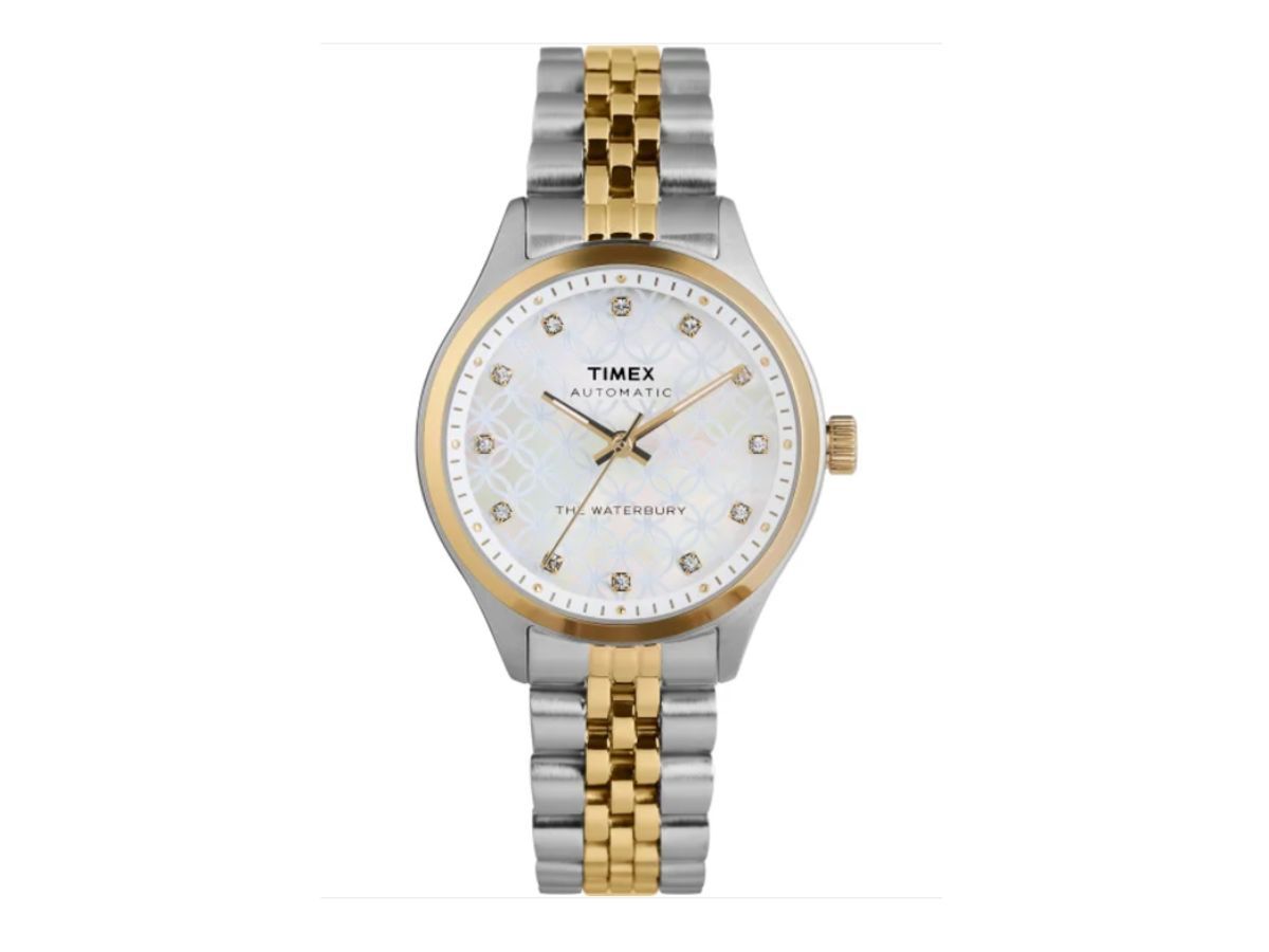 Timex Waterbury Traditional Stainless Steel Ladies Automatic Watch (image via Costco)