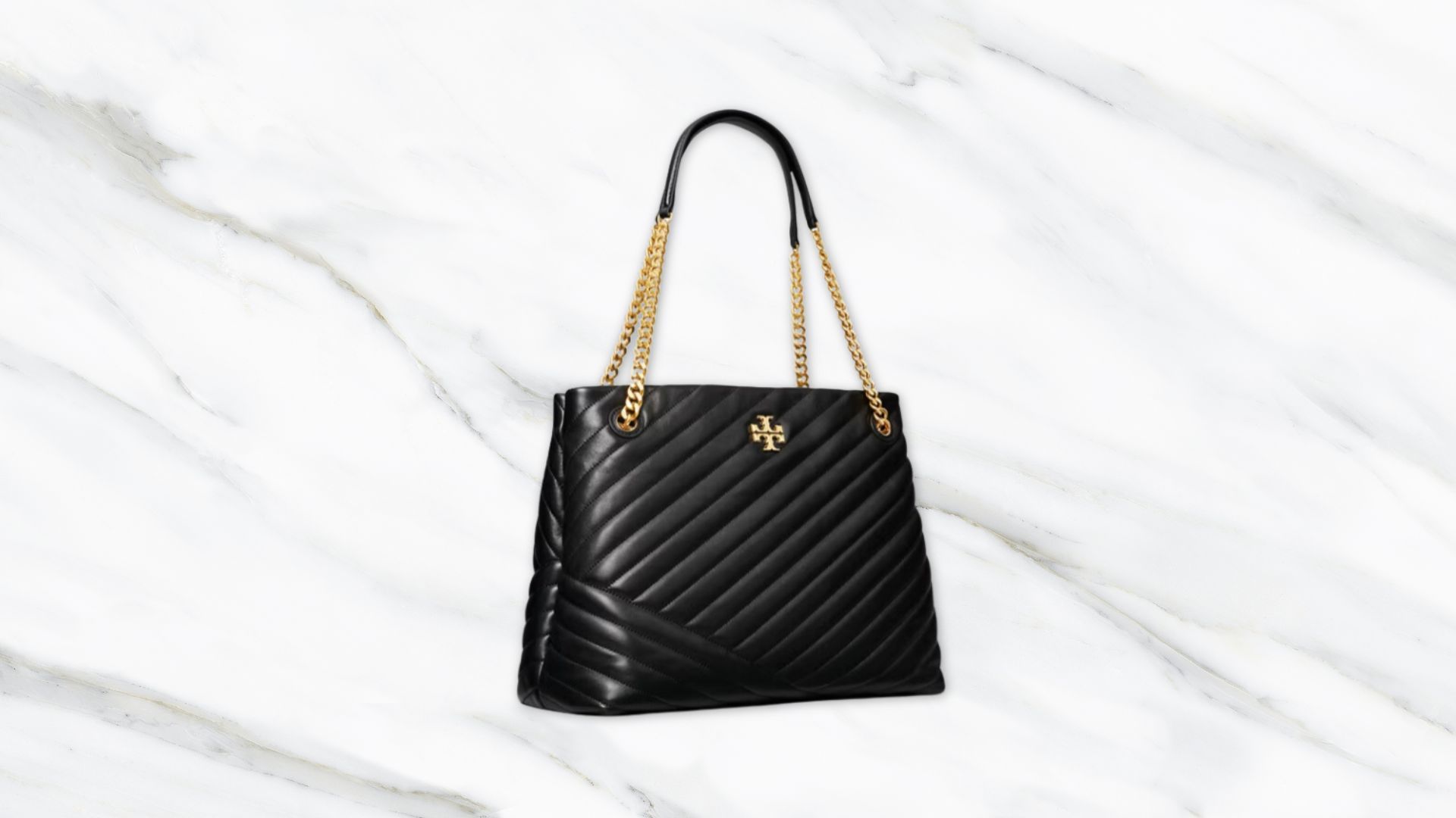 Kira Chevron Tote (Image via Tory Burch)