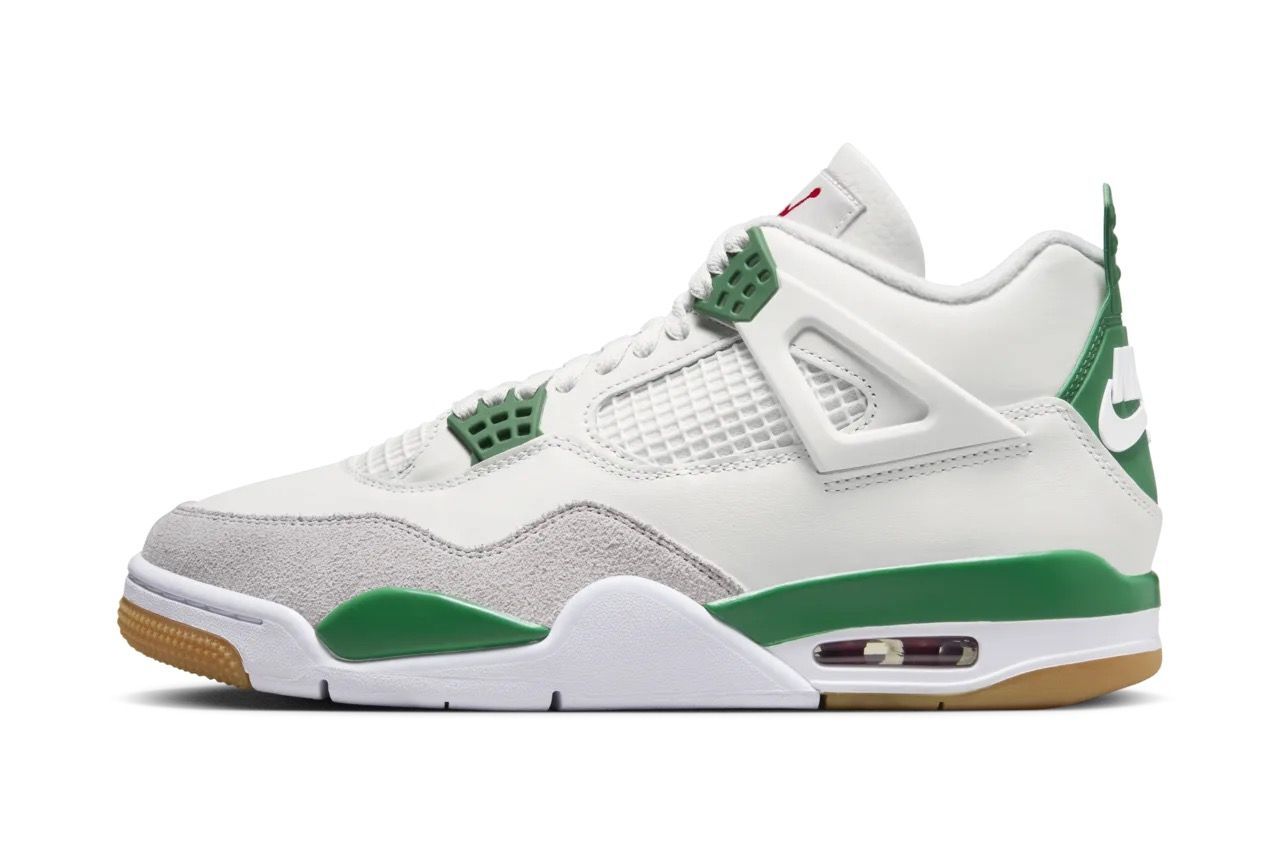 Nike SB x Jordan 4 Pine Green (Image via Nike)